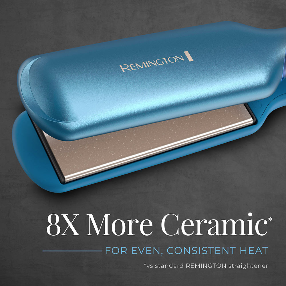 Silver and blue flat iron on sale